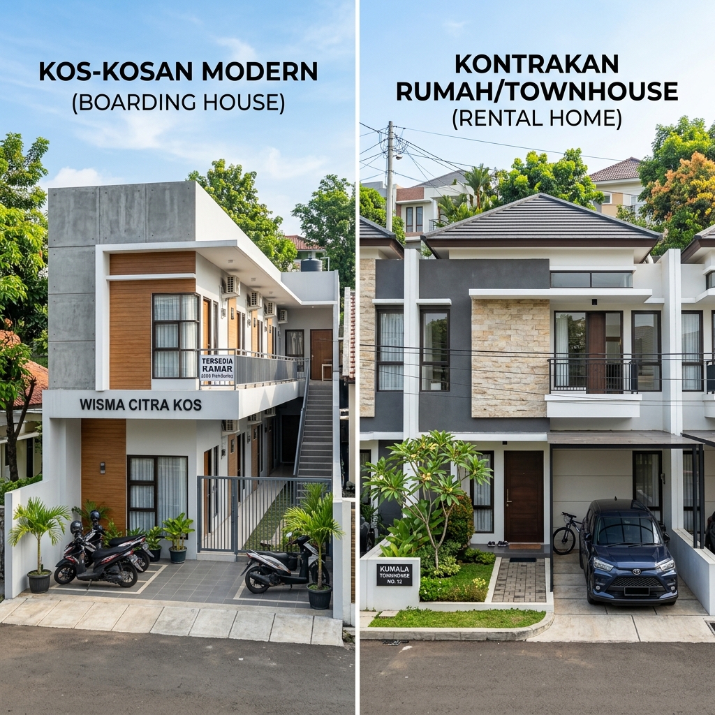 Untuk Bisnis, Pilih Kos atau Kontrakan? Mana Paling Cuan?